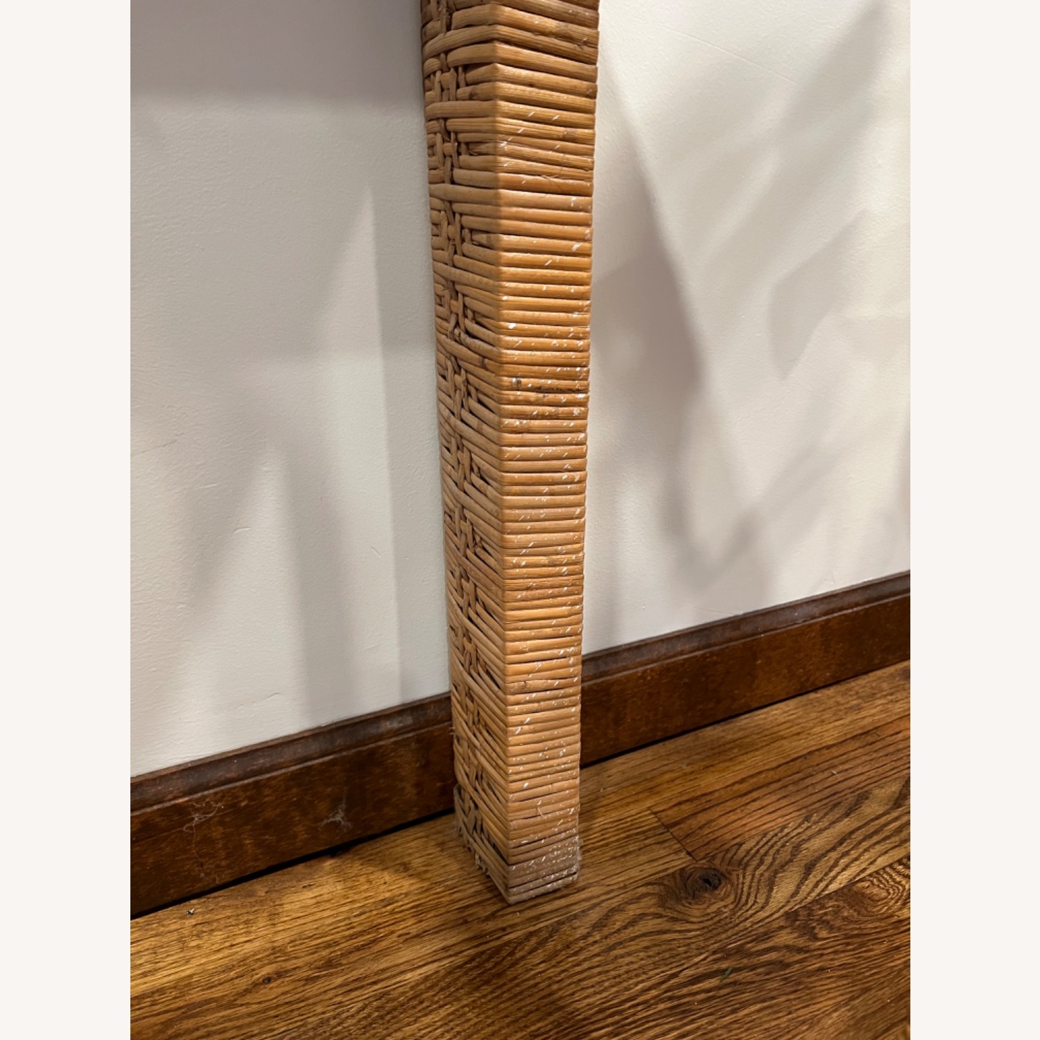 Vintage/Antique Finds Natural Rattan Side Table - image-3