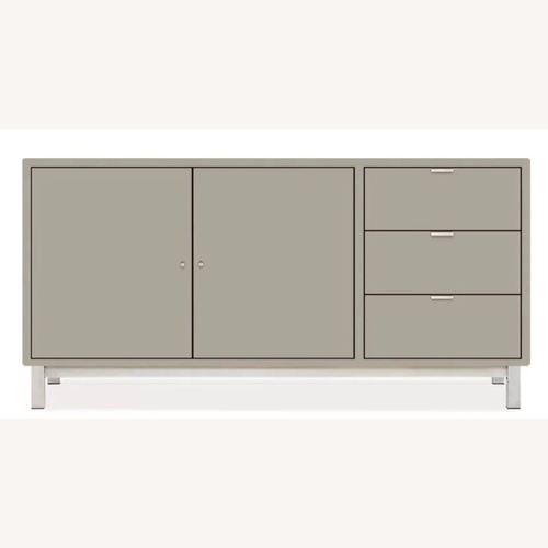 Used Room & Board Taupe MDF Sideboard for sale on AptDeco