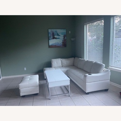Used Lift-top Coffee Table White for sale on AptDeco
