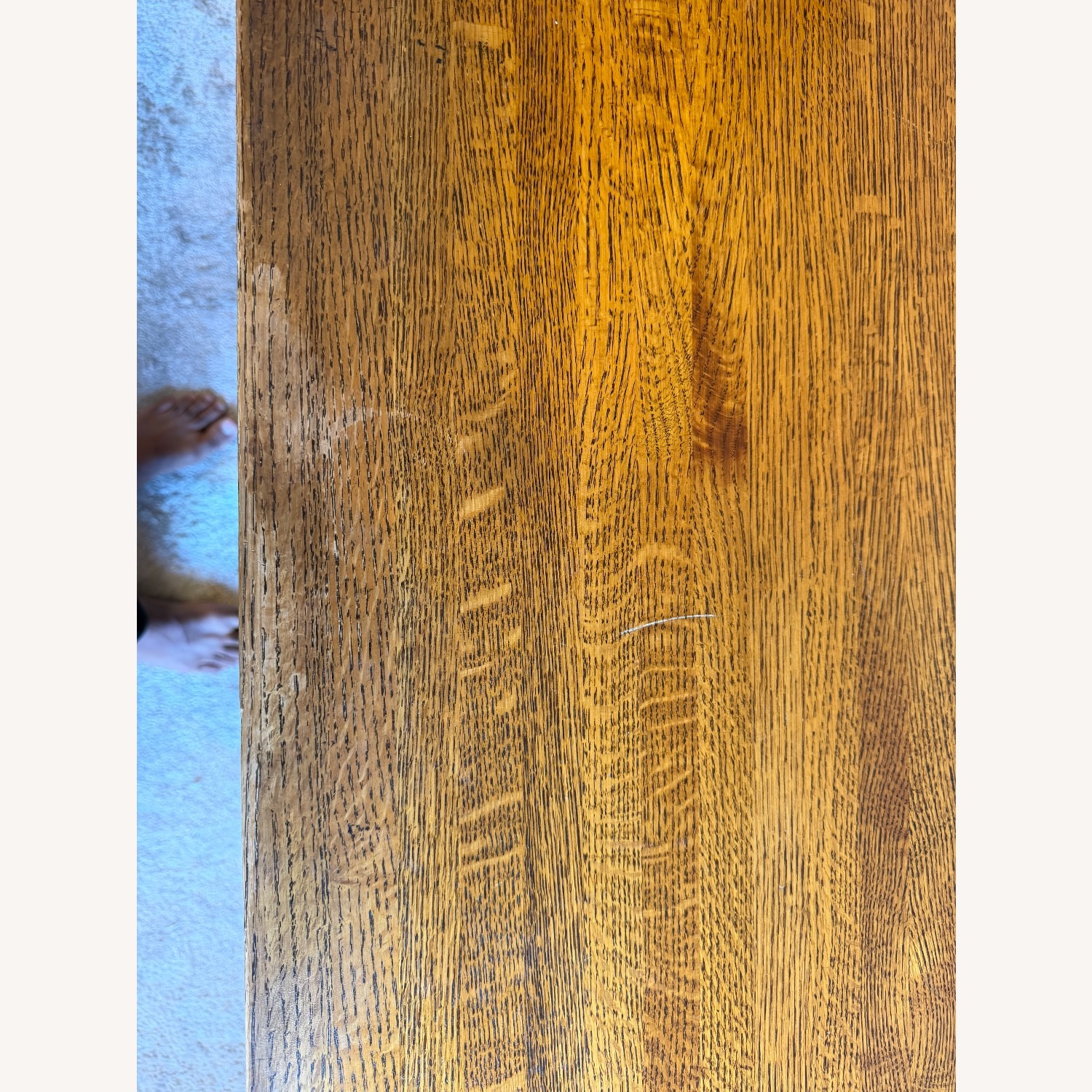 Restoration Hardware Michael's Furniture Solid Oak Desk - image-3