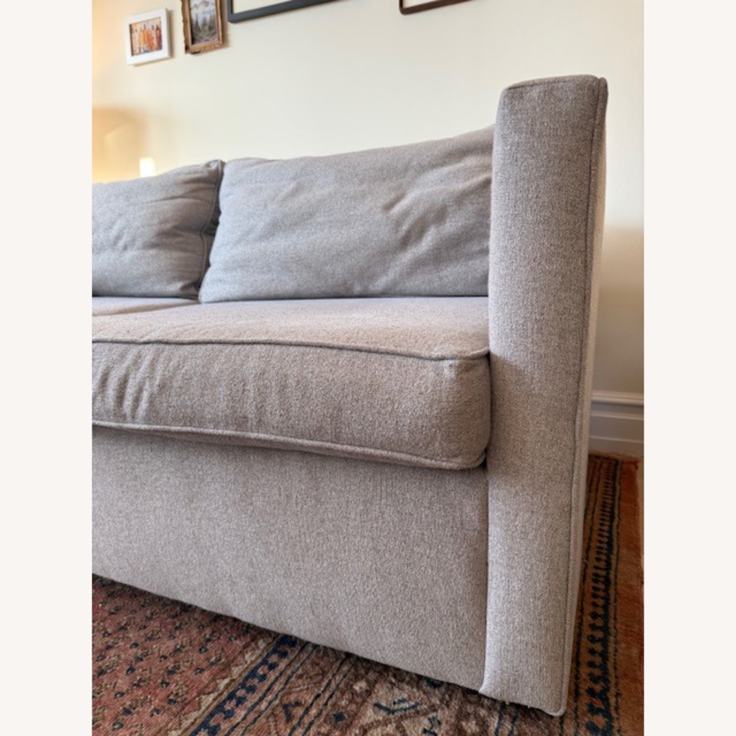 West Elm Gray Harris Sleeper Sofa - image-4