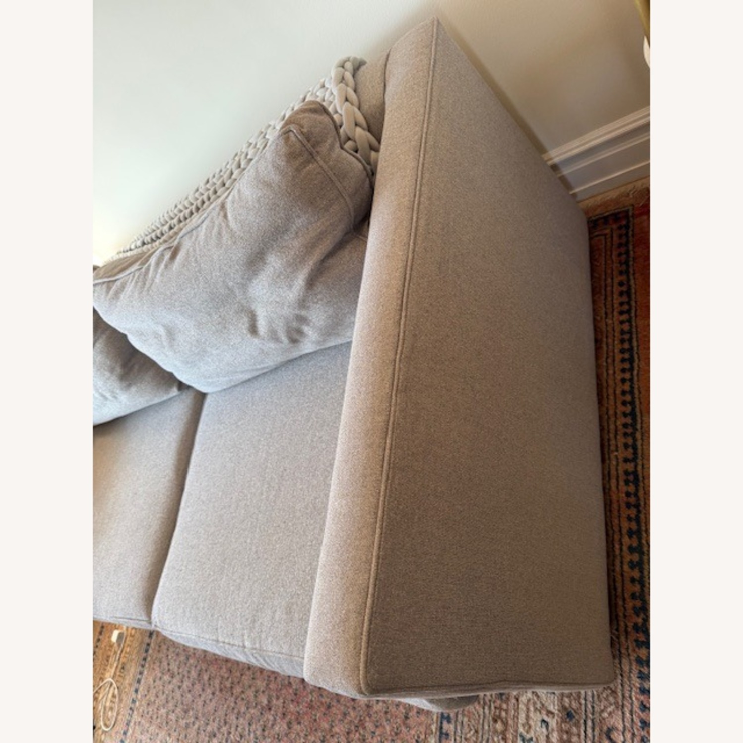 West Elm Gray Harris Sleeper Sofa - image-3