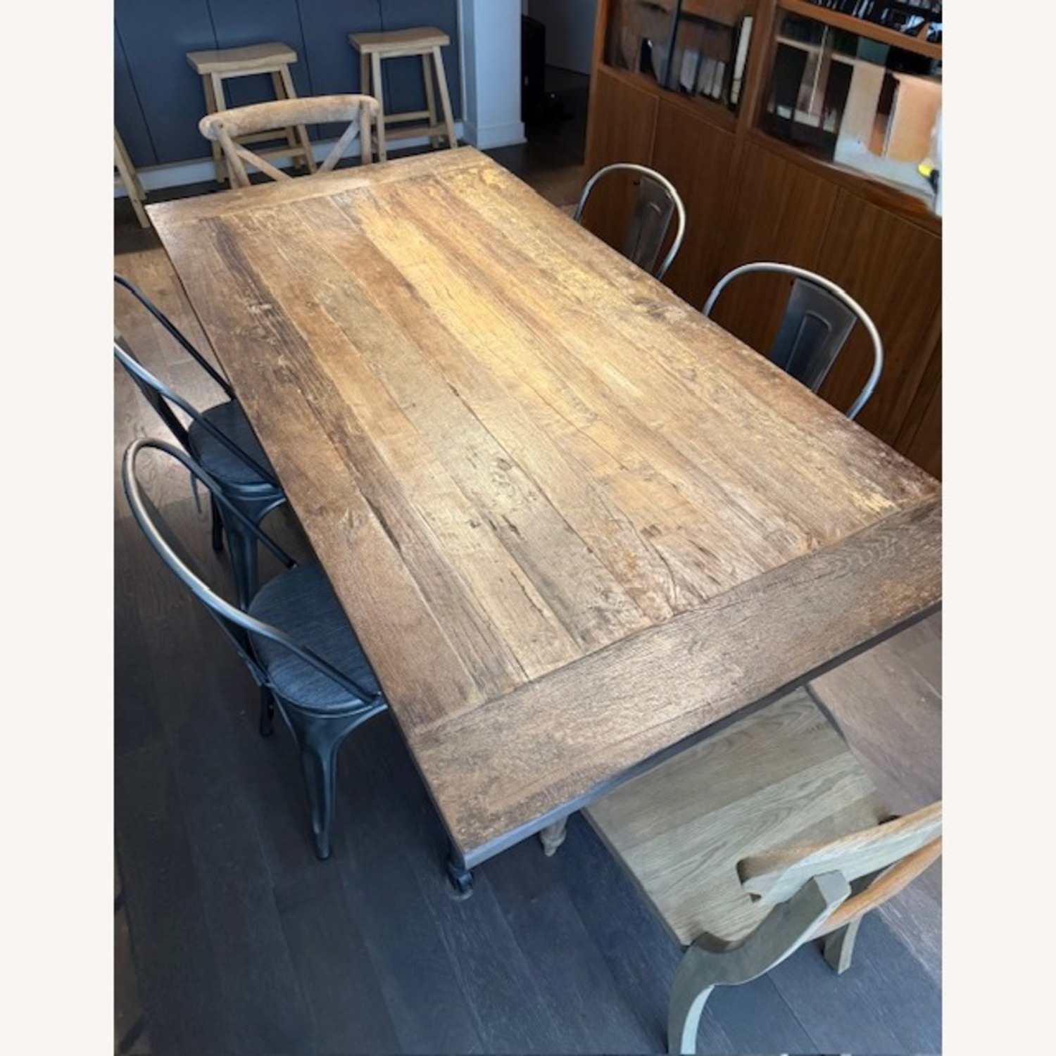Restoration Hardware Flatiron Dining Table - image-3