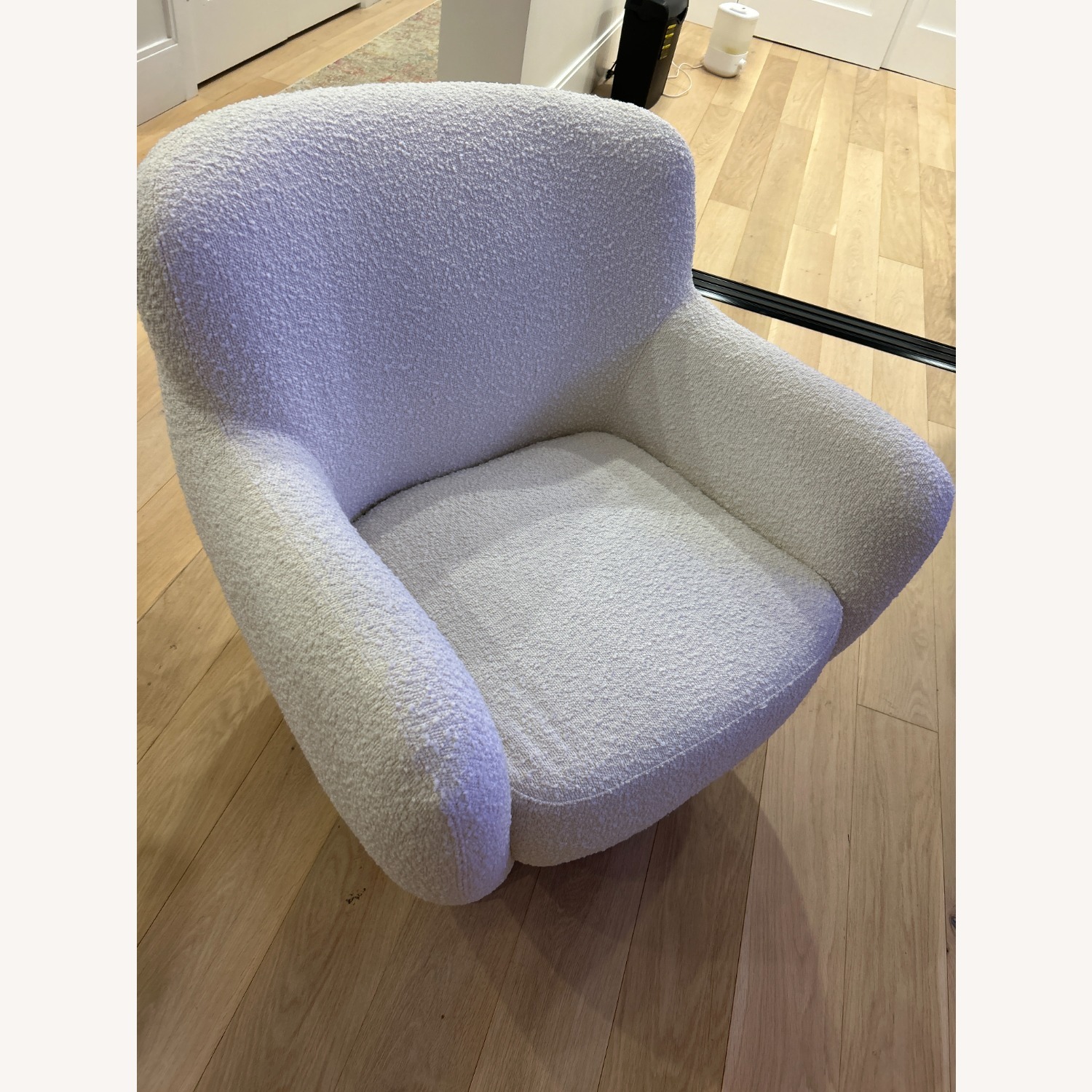 Wayfair Jase White Boucle Armchair - image-2