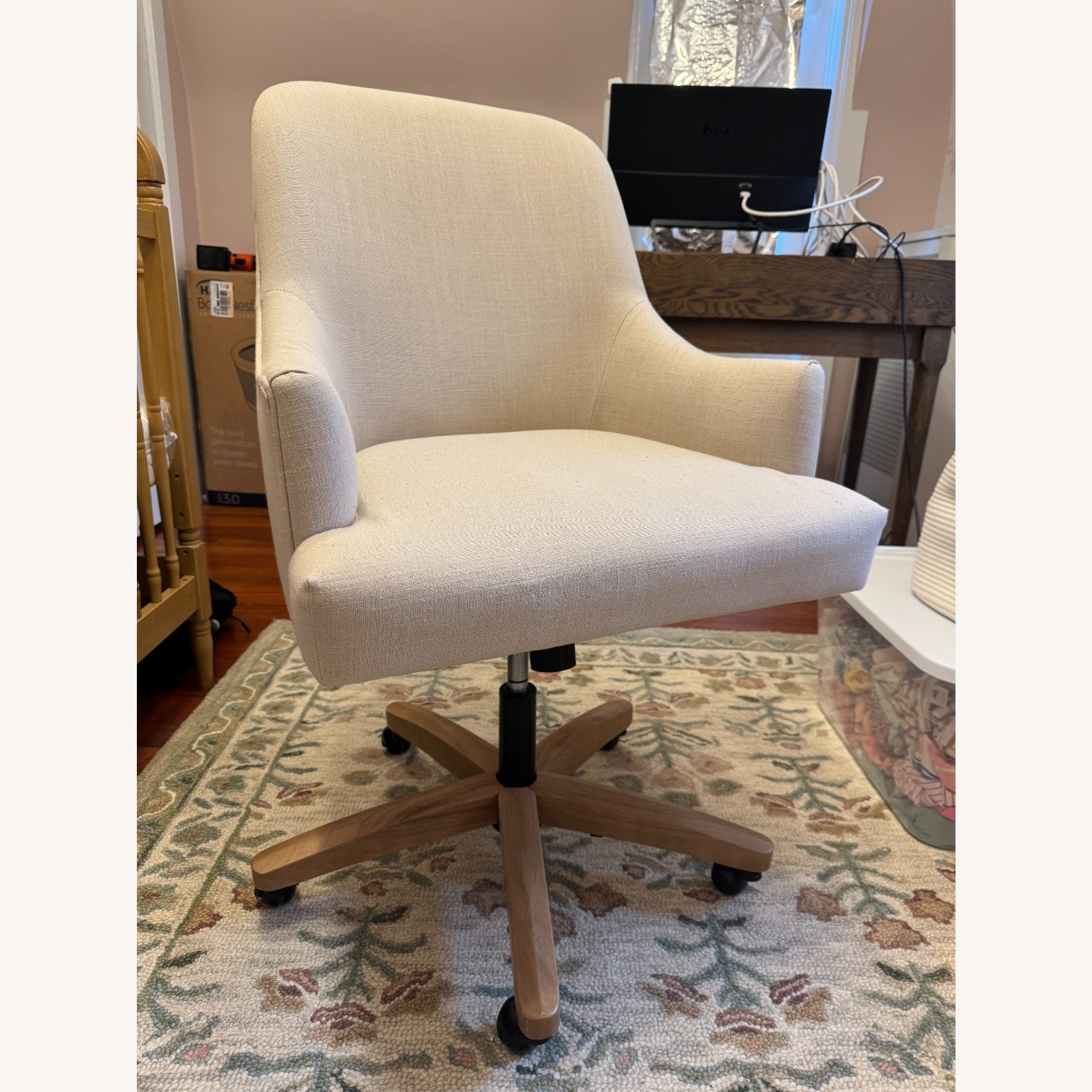 McGee and Co Cream Office Chair  - image-1