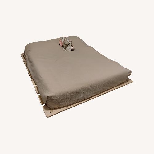 Used Harmony Wood Crafts Bed Frame Low profile for sale on AptDeco