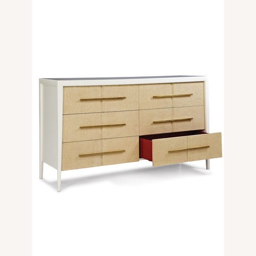 Used Mitchell Gold + Bob Williams Farrah Gold Wood Dresser for sale on AptDeco