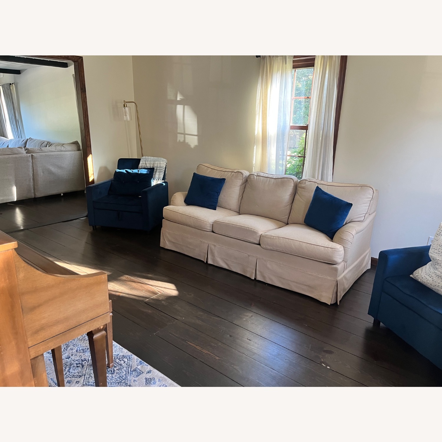 Taylor King Furniture Fabric Sleeper Sofa - image-7