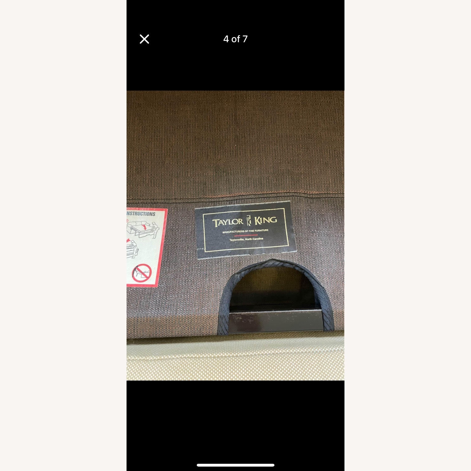 Taylor King Furniture Fabric Sleeper Sofa - image-4