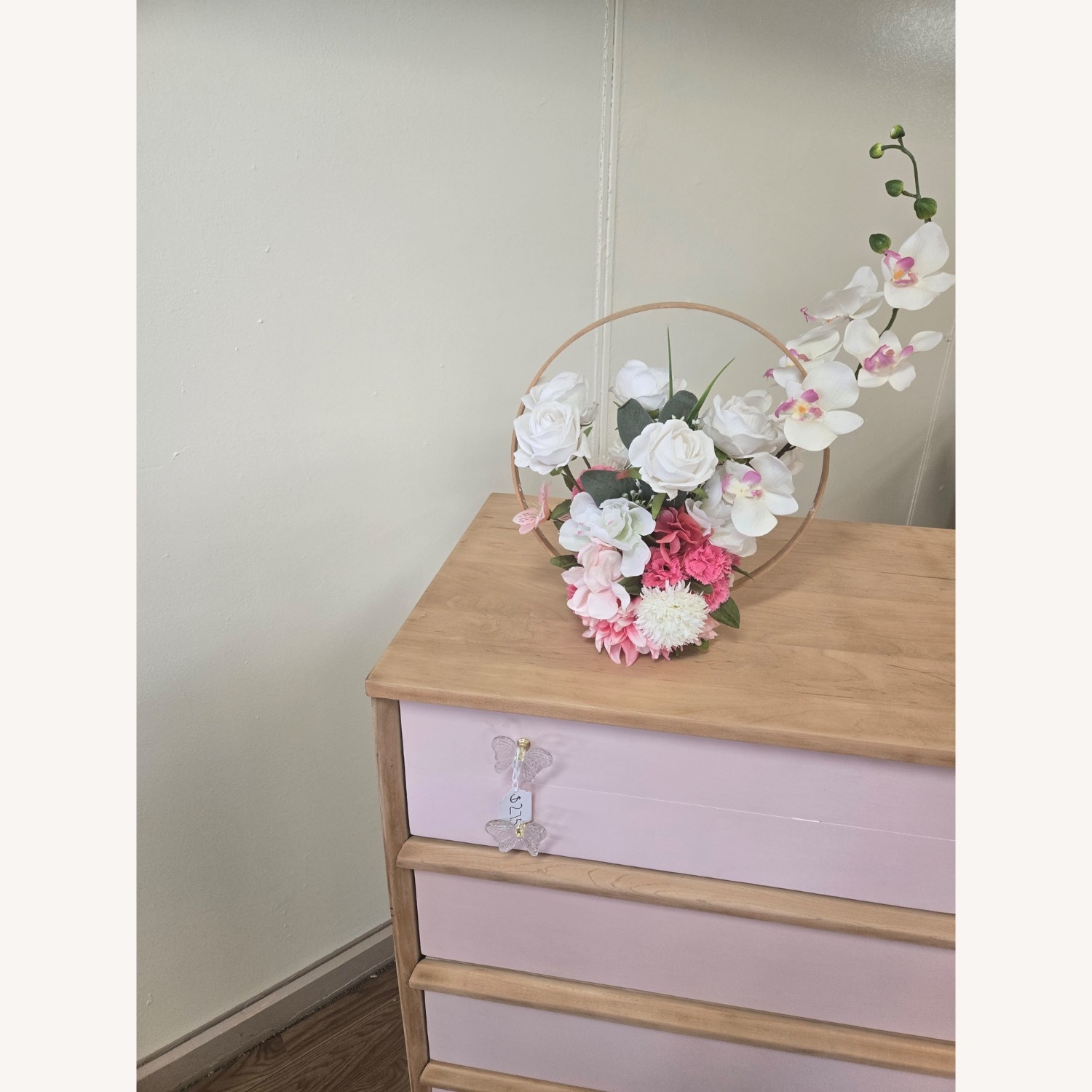 Pink Wood Dresser - image-4