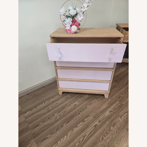 Used Pink Wood Dresser for sale on AptDeco