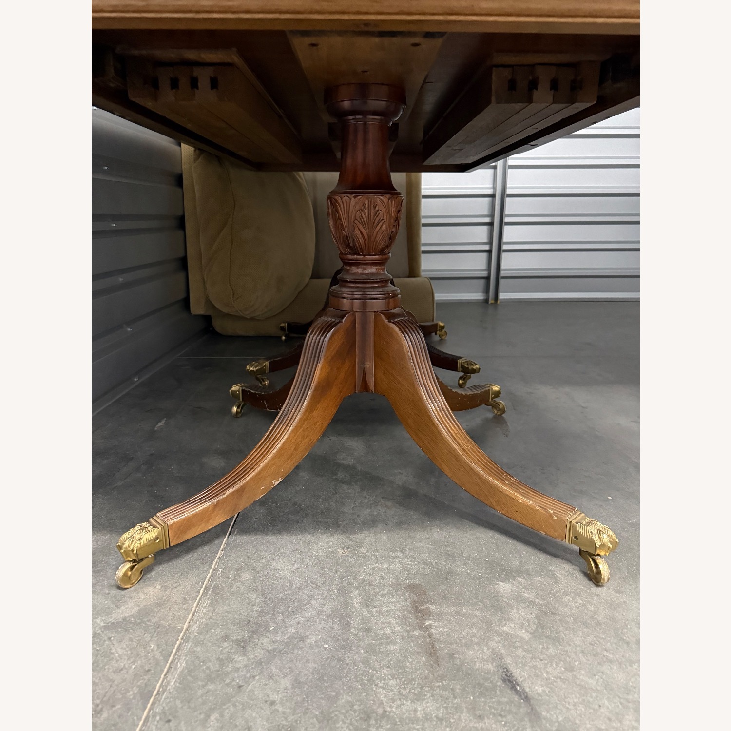 Maitland-Smith Dark Brown Wood Dining Table - image-6