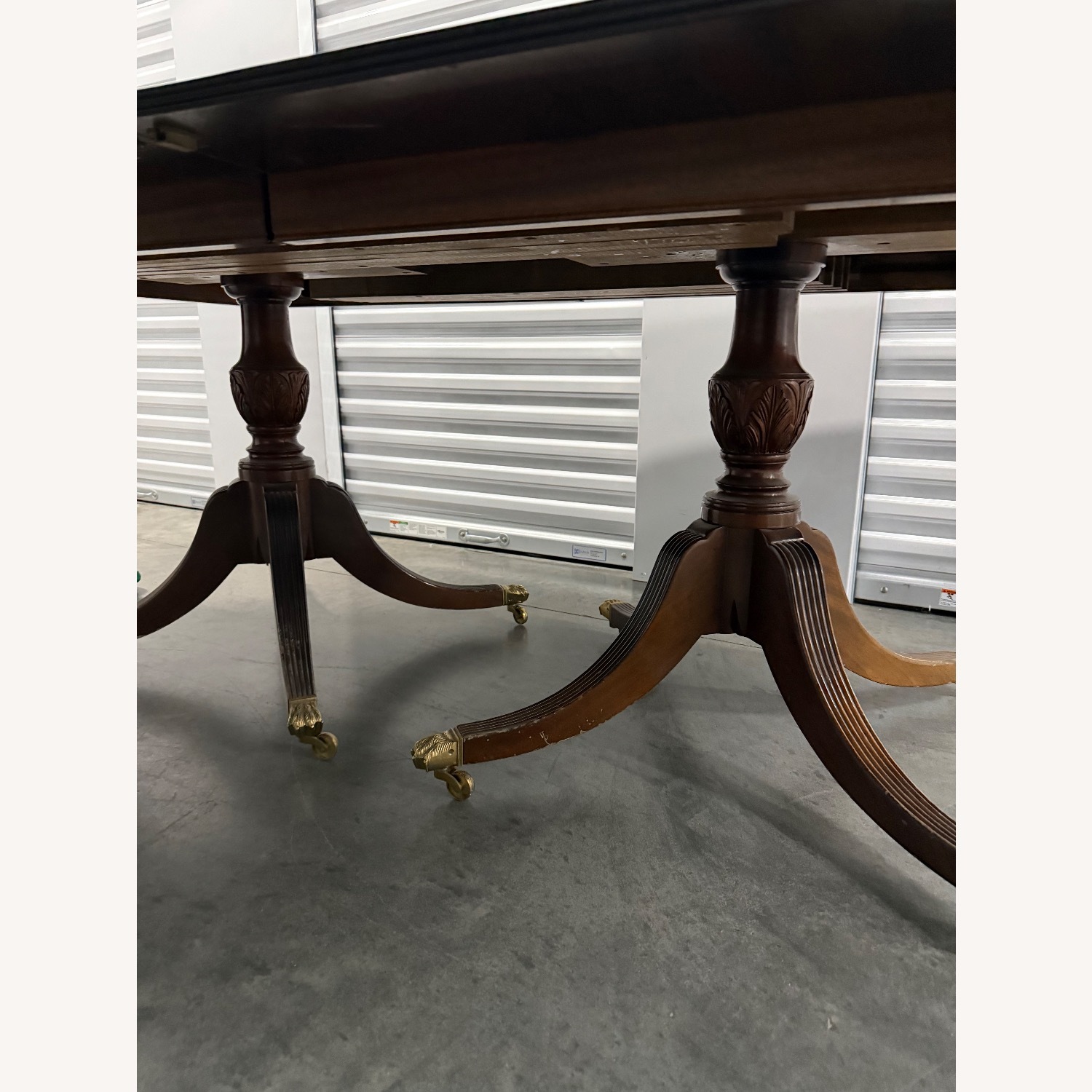 Maitland-Smith Dark Brown Wood Dining Table - image-7