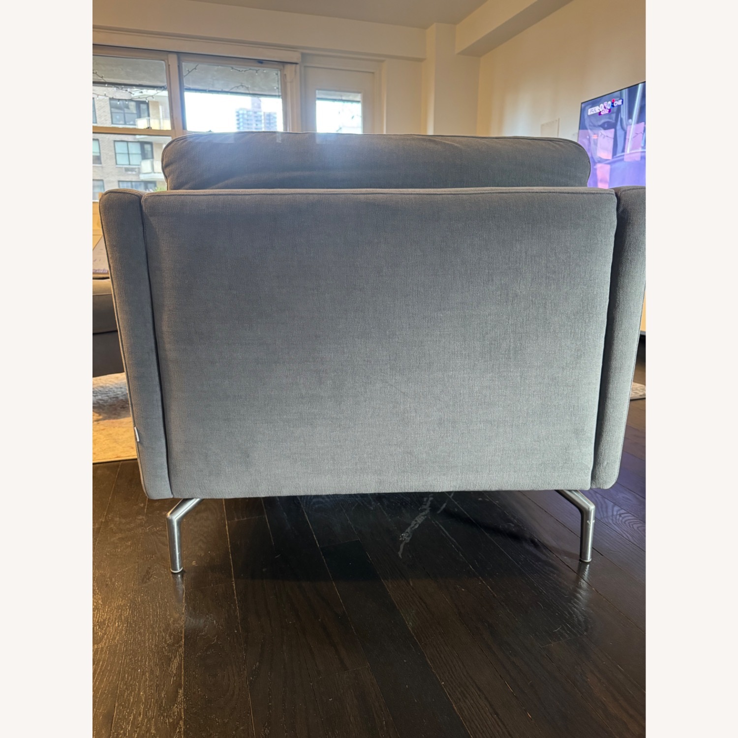 BoConcept Osaka Mid Gray Armchair - image-4