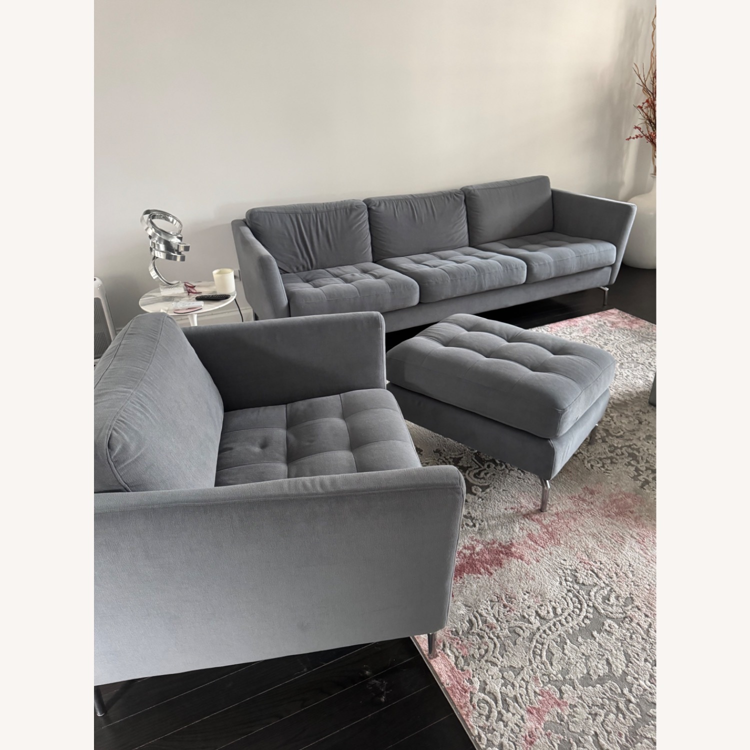 BoConcept Osaka Mid Gray Armchair - image-5