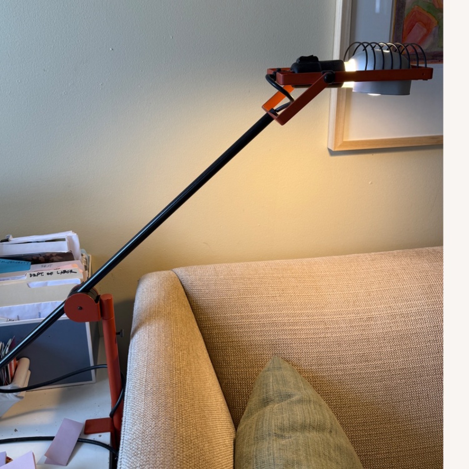 Artemide Sintesi Morsetto Vintage Desk Lamp - image-4