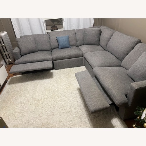 Used Light Gray Fabric 3+ Piece Sectional for sale on AptDeco