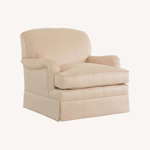 Used Kravet Light Gray Fabric Armchair for sale on AptDeco