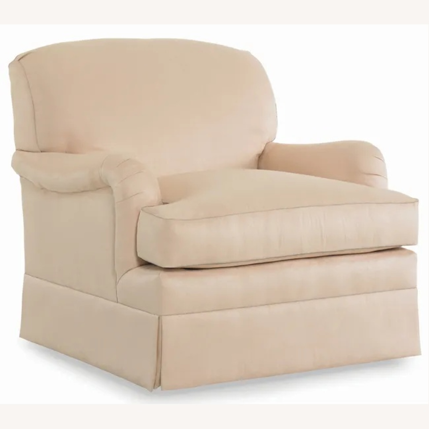 Kravet Light Gray Fabric Armchair - image-5