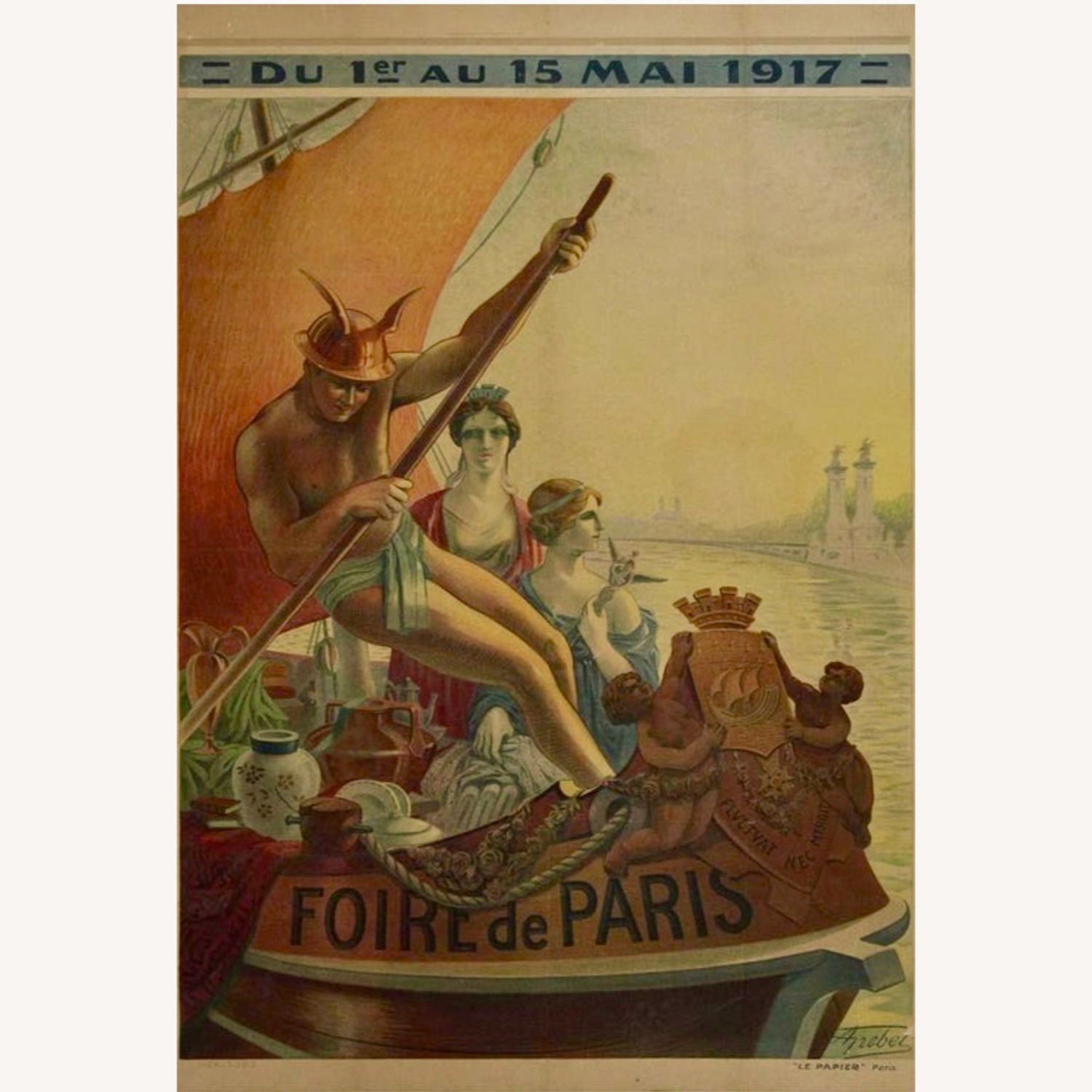 French Trade Poster Lithograph - image-1