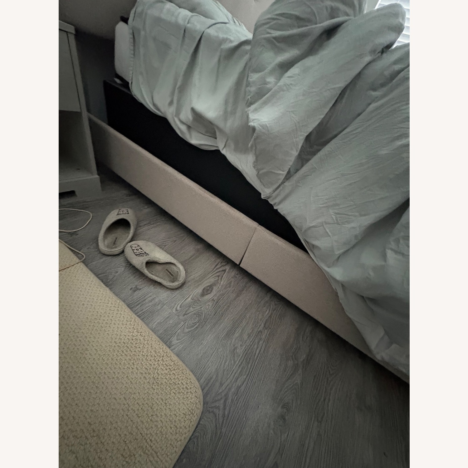 Beige Queen Bed Frame - image-2