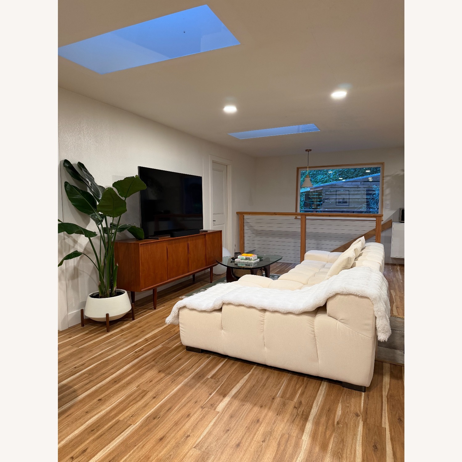 Natural Cotton 2 Piece Sectional - image-4