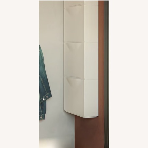Used IKEA Trones White Plastic Wall Shelf - Set of 4 for sale on AptDeco