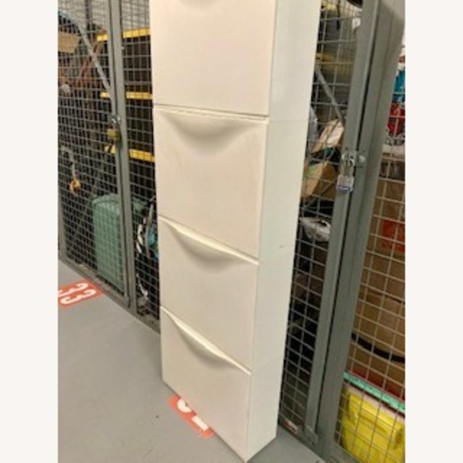 IKEA Trones White Plastic Wall Shelf - Set of 4 - image-4