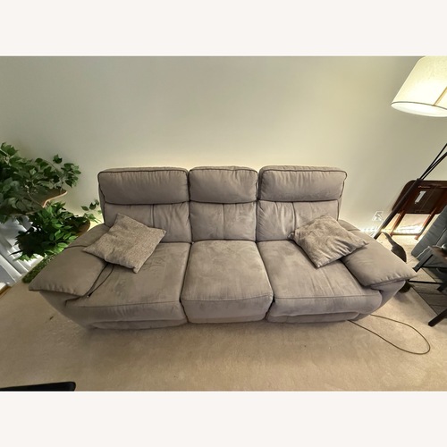 Used 3 Seater Power Reclining Sofa W Power Headrests for sale on AptDeco