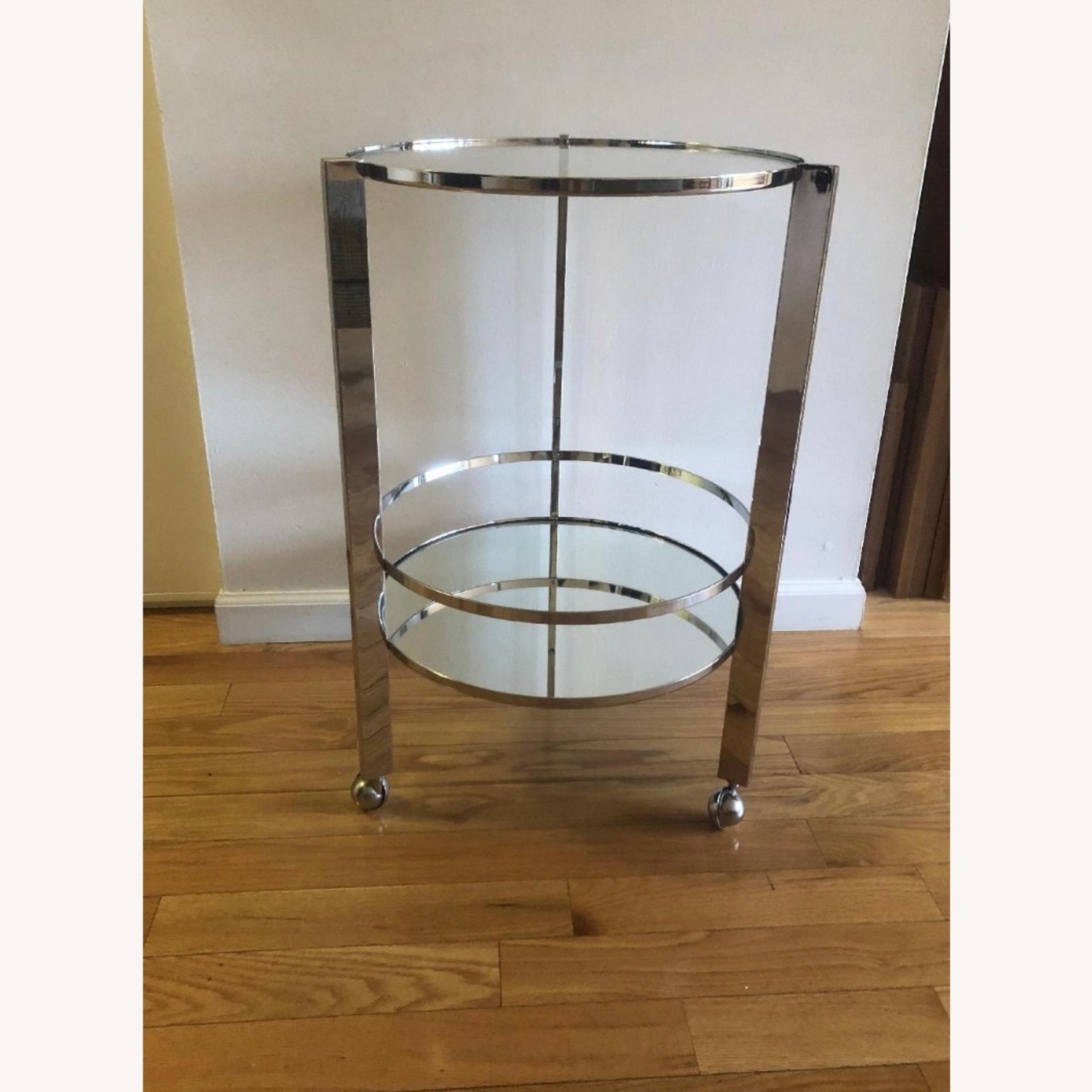 CB2 Metal Bar Cart - image-1
