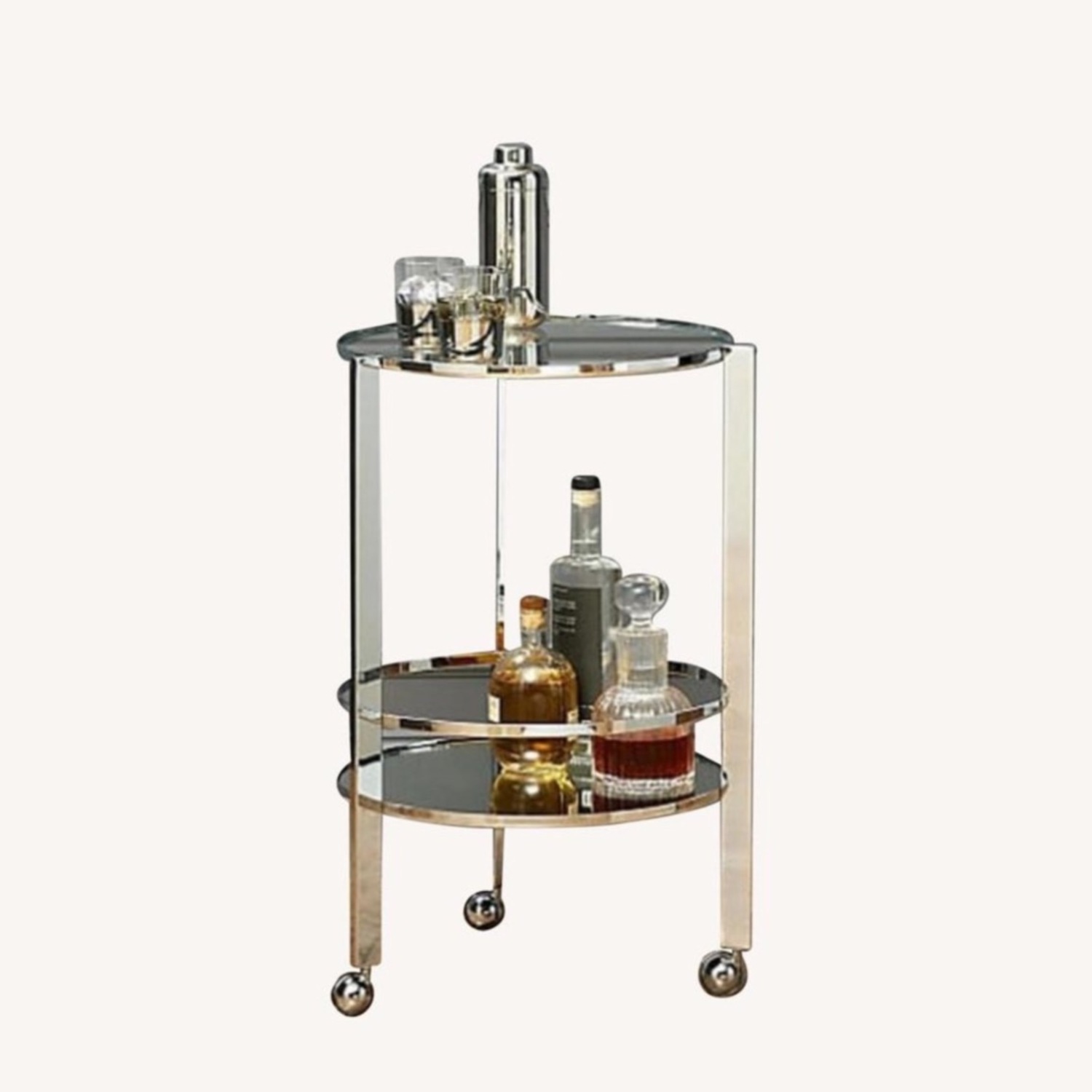 CB2 Metal Bar Cart - image-2