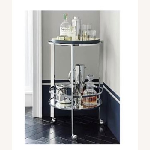 Used CB2 Metal Bar Cart for sale on AptDeco