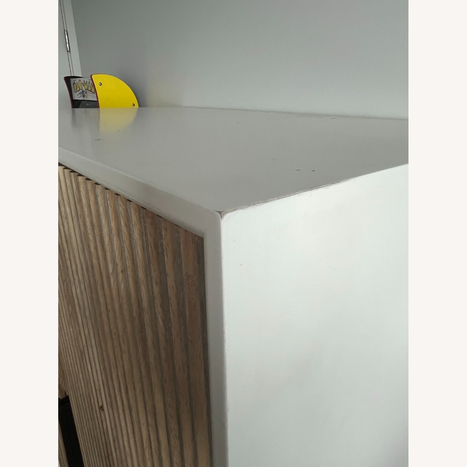 West Elm Quinn White Wood Armoire - image-3