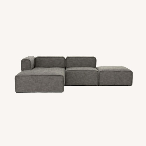 Used Article Quadra Gray Modular 3-Piece Sectional for sale on AptDeco