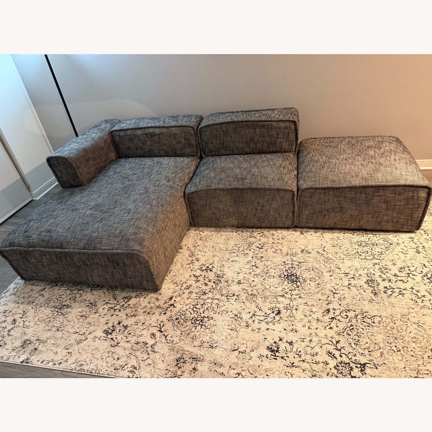 Article Quadra Gray Modular 3-Piece Sectional - image-1
