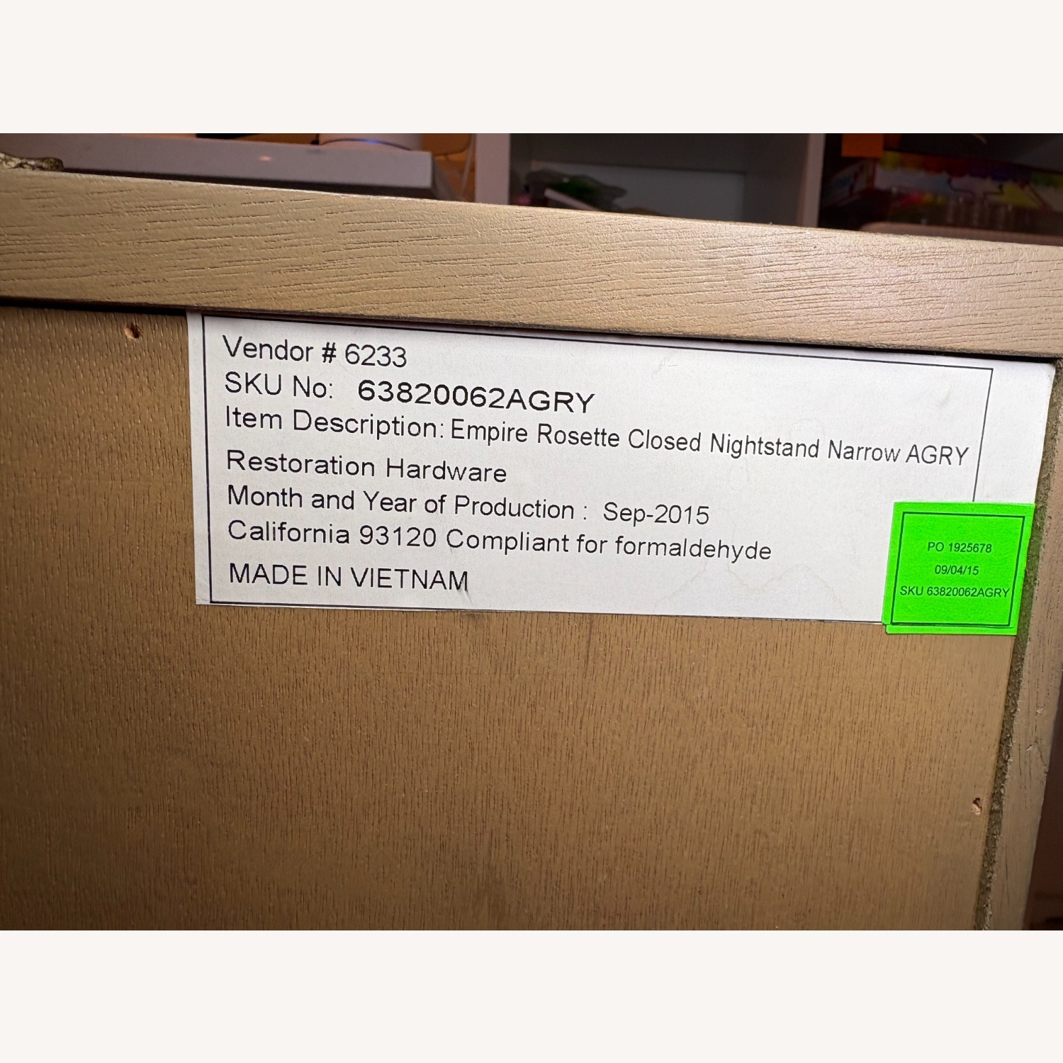 Restoration Hardware Empire Rosette Nightstands - image-5