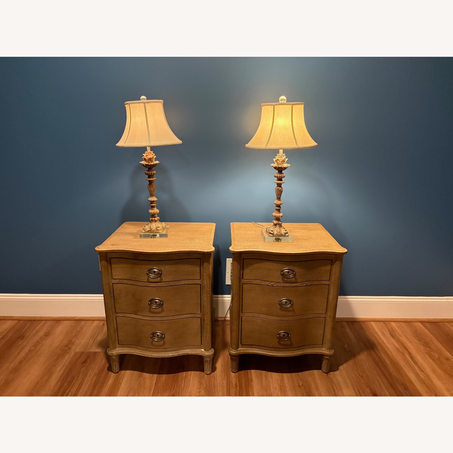 Restoration Hardware Empire Rosette Nightstands - image-2