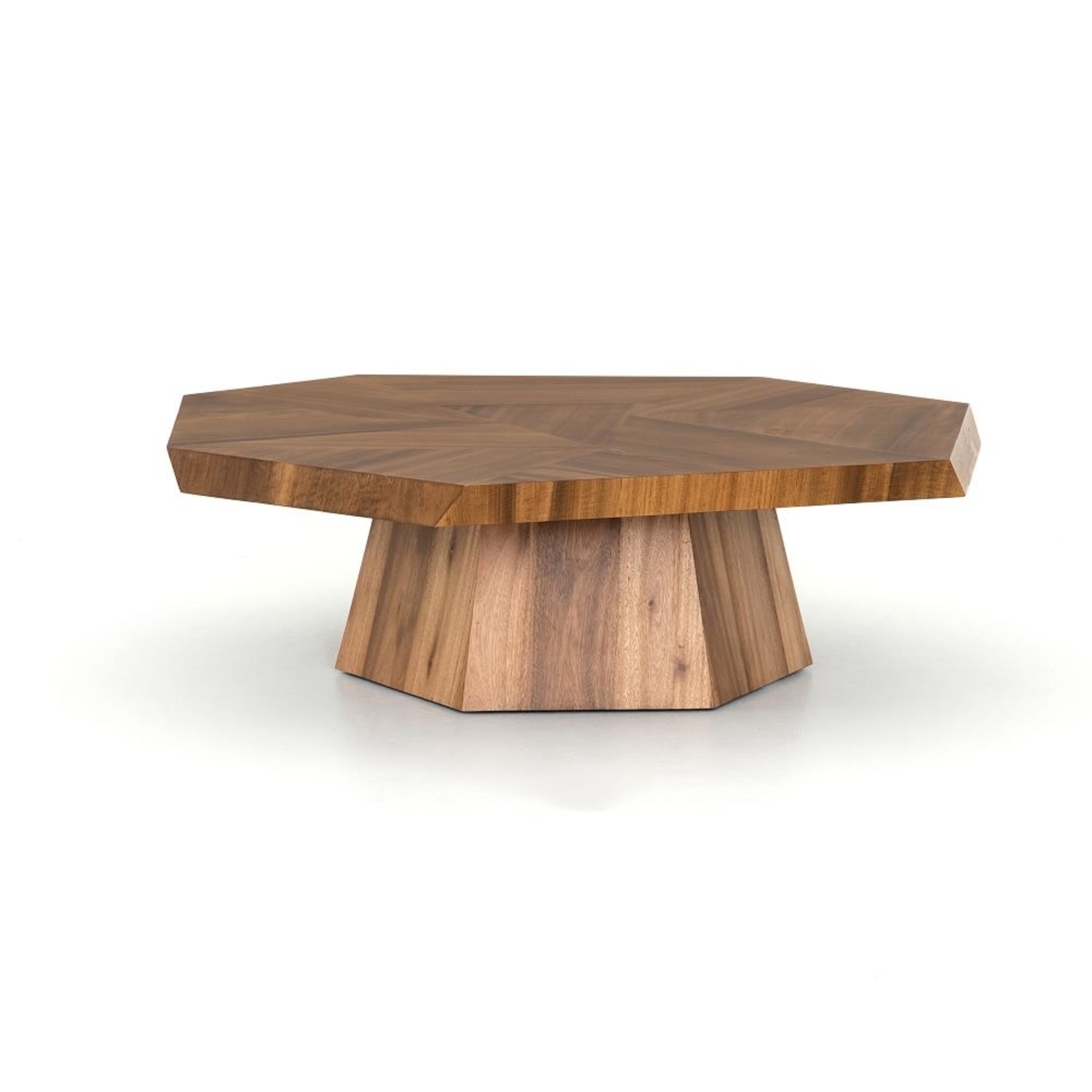 West Elm Geometric Wood Coffee Table - image-4