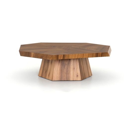 Used West Elm Geometric Wood Coffee Table for sale on AptDeco