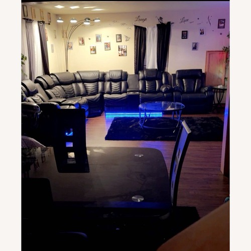 Used Leather Sectional Couch  for sale on AptDeco