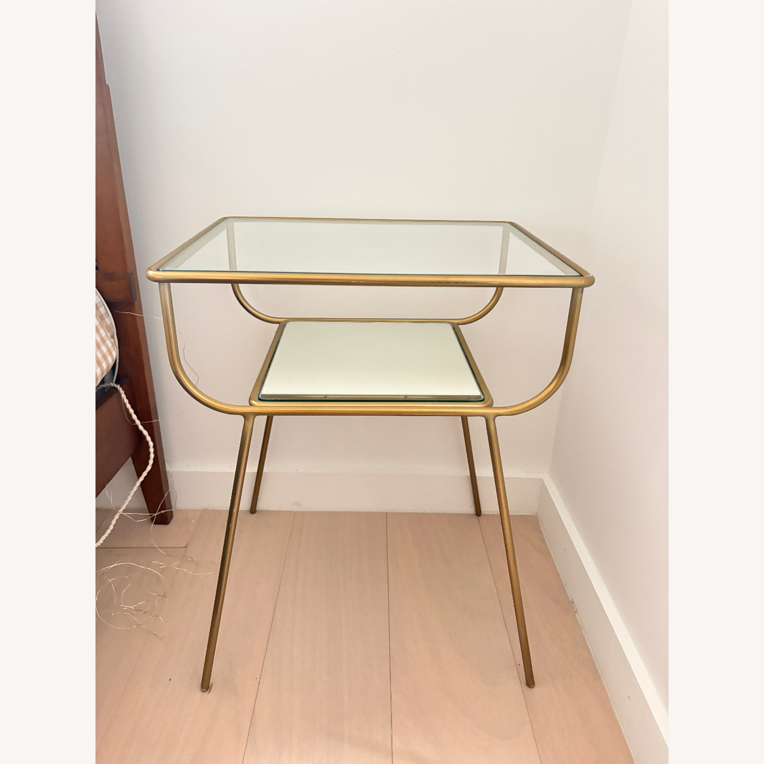 West Elm Curved Terrace Nightstand Side Table - image-3