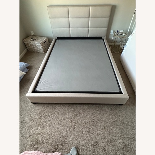 Used  Living Spaces Queen Size Bed for sale on AptDeco