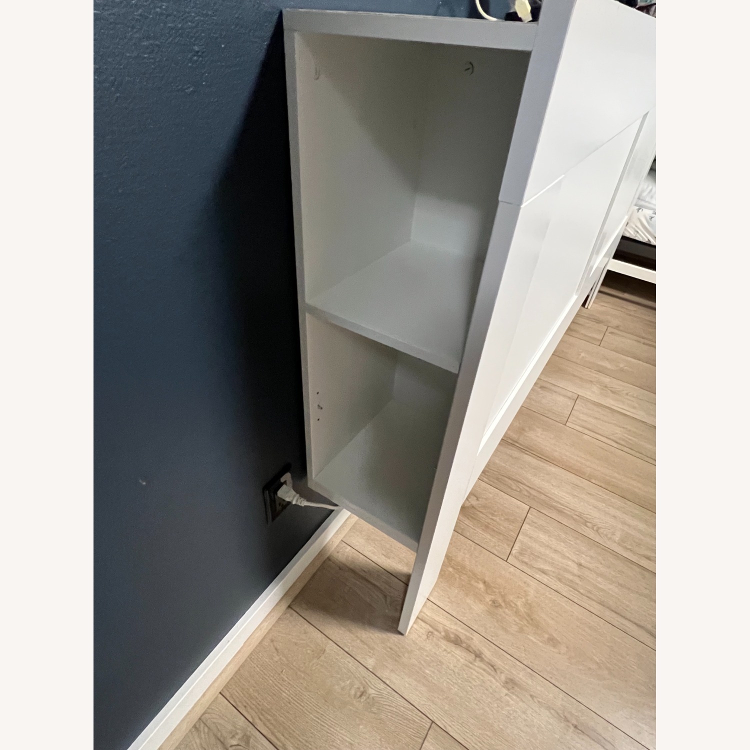 Brimnes White Bed Frame With Storage & Headboard - image-3