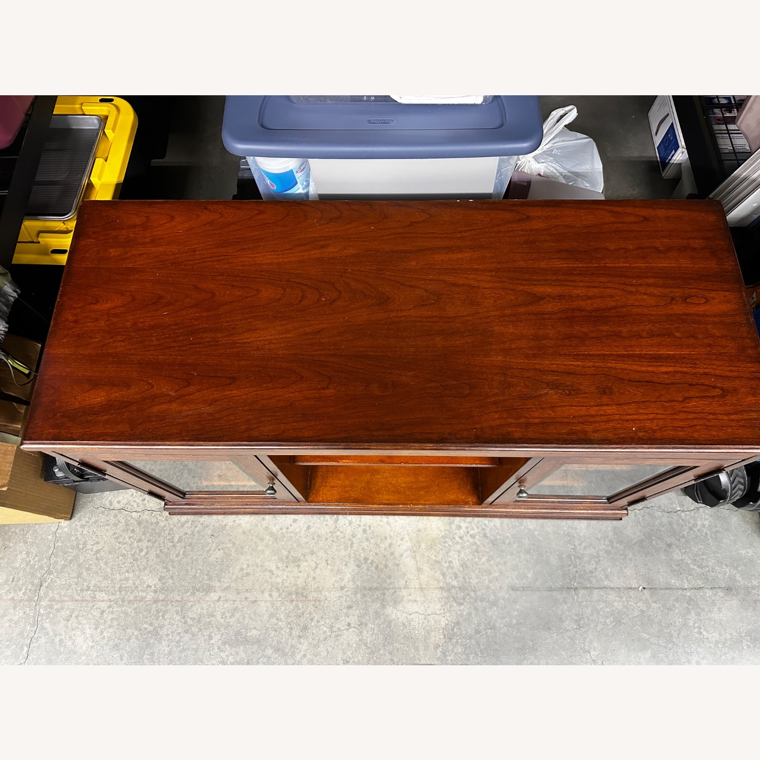 Bassett Dark Brown Wood Media Storage - image-5