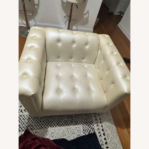 Used Wildon Home Agnuni Faux Leather Armchair for sale on AptDeco