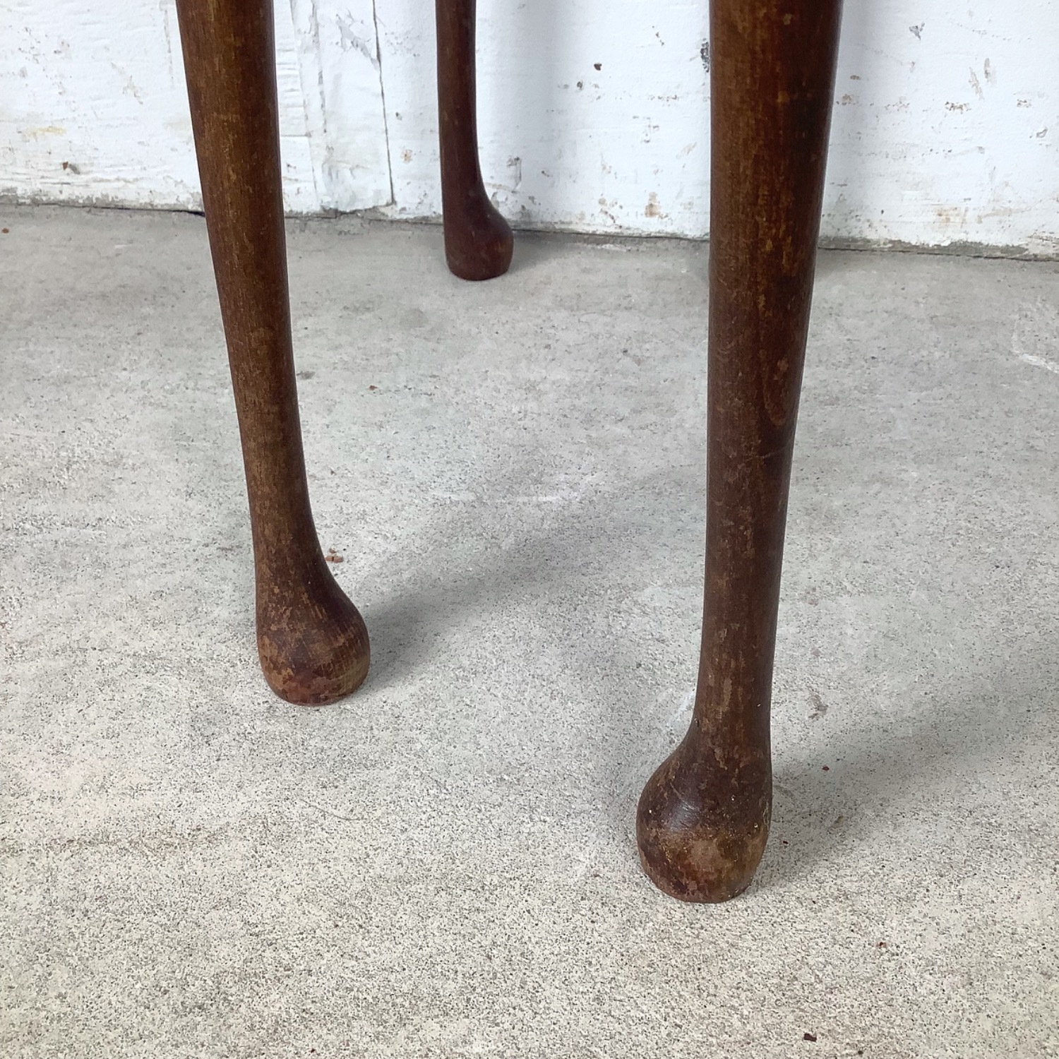 Vintage Nesting Side Tables with Leather Tops- 3 - image-16