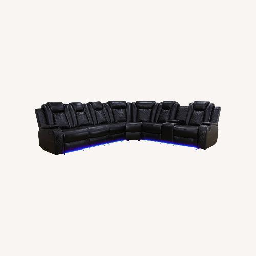 Used Amazon Black 3+ Piece Sectional for sale on AptDeco