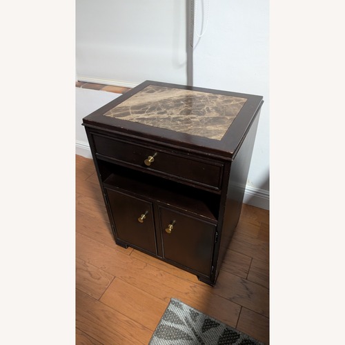 Used Dark Brown Wood Nightstands for sale on AptDeco