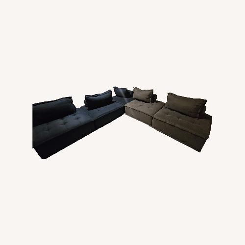 Used 5 Piece Comfortable Arrangement Able Sectional for sale on AptDeco