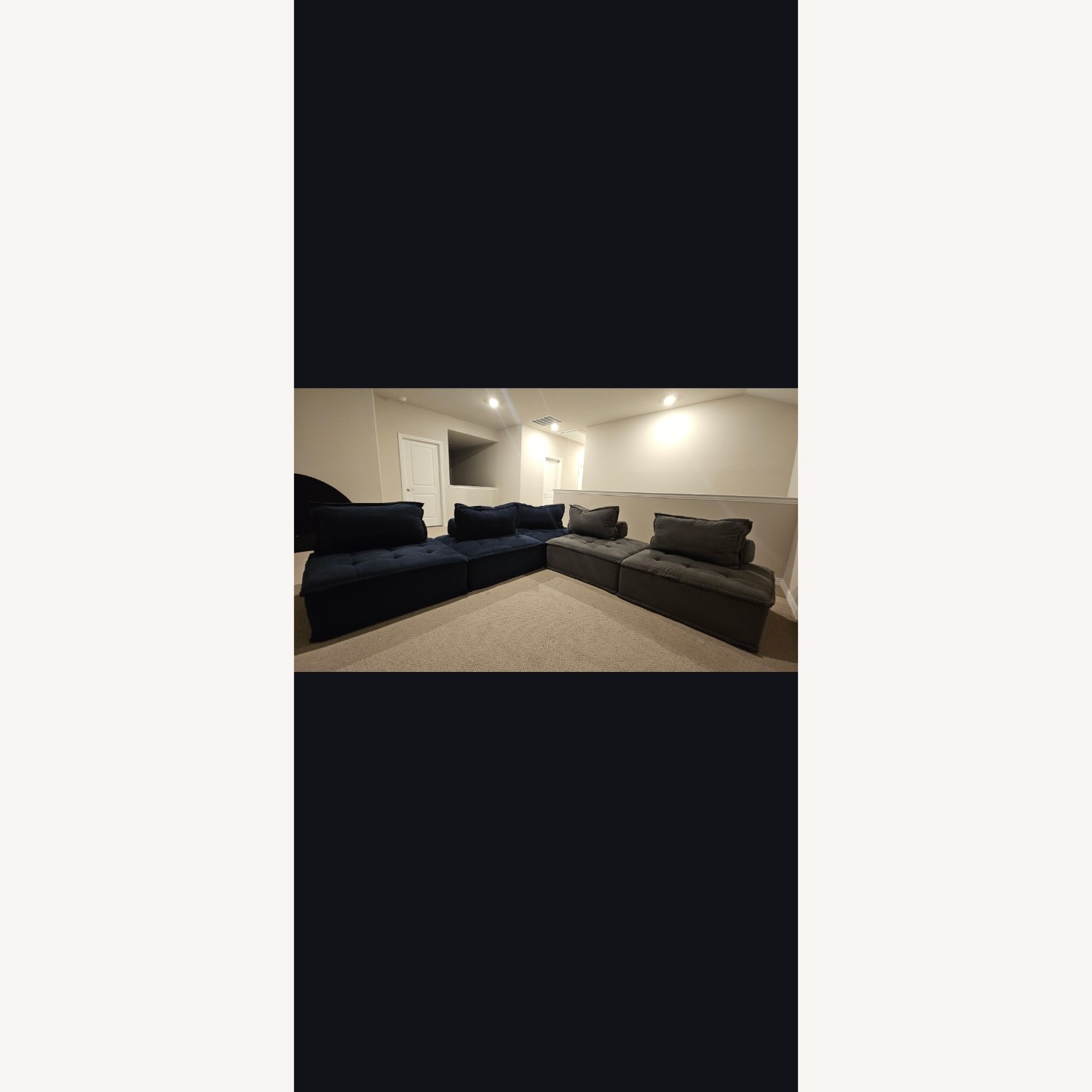 5 Piece Comfortable Arrangement Able Sectional - image-3